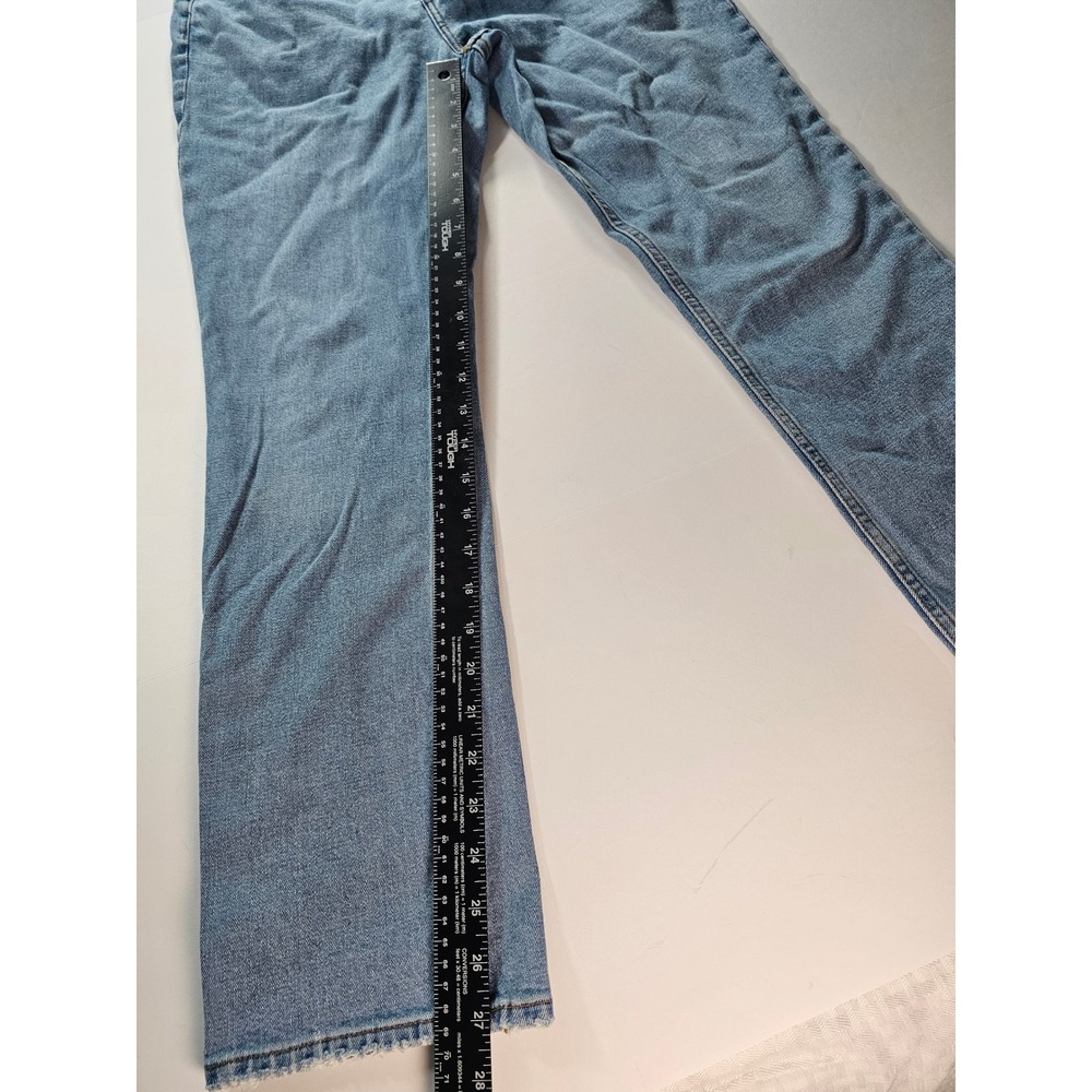 Abercrombie 90s Ultra High Rise Jeans Women 29 Slim Straight Light Wash - Picture 5 of 8